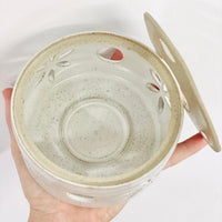 Tea Light Cup Warmer |White Speckled Clay