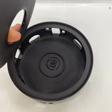 Tea Light Ceramic Cup Warmer | Intense Black Gloss Moonscape